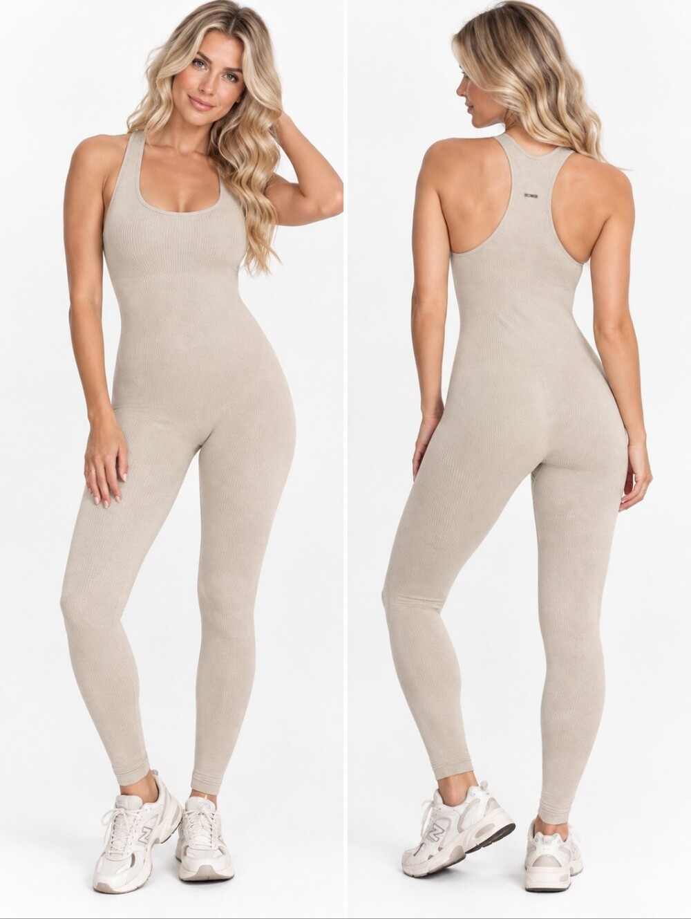 Savage X Fenty Seamless Rib Sport Jumpsuit Small NWT